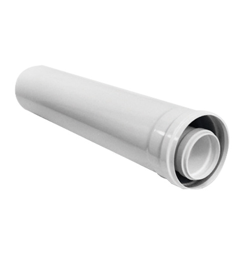 Коаксиальное удлинение Ferrum Ф 60/100  L=1000 (EcoLAS)
