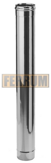 Дымоход 1,0м FERRUM (430/0,8 мм) ф120